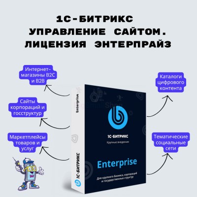 1С-Битрикс: Управление сайтом. Лицензия Энтерпрайз - купить в Бятках